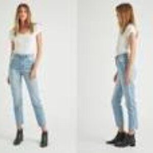 ROLLAS's Duster in G'DAY MATE High Rise  medium wash size 25